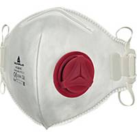 Atemschutzmaske Delta Plus M1300VBC, Typ: FFP3, mit Ventil, 10 Stück