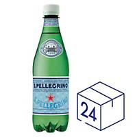 San Pellegrino 聖沛黎洛 膠瓶裝有氣礦物水500毫升 - 24支裝