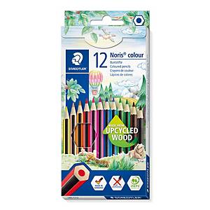 12 crayons de couleur Staedtler + gomme + crayon gris