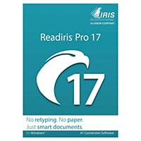 Logiciel Readiris Pro 17 pour Windows - conversion de document en texte éditable