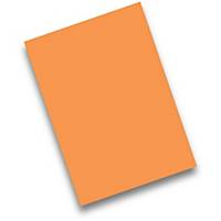 Pack de 50 cartolinas FABRISA A4 170g/m2 cor laranja