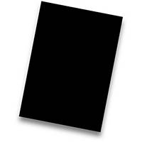 Pack de 50 cartulinas FABRISA A4 170g/m2 color negro