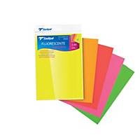 Pack de 5 cartolinas fluorescemtes SADIPAL A4 225g/m2 cores variados