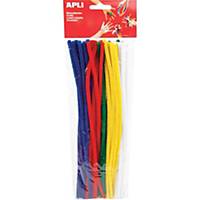 PK50 APLI 13065 PIPE CLEANERS ASS COL