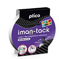 Imán Plico tack - 20 mm x 1 m - negro
