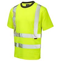 Leo Newport EN ISO 20471 Class 2 Comfort T-Shirt  Yellow Small