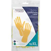 PAIR GOLDPACK HOUSEHOLD GLOVES M YLLW