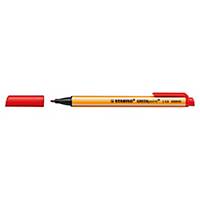 Stabilo Greenpoint kuitukärkikynä 0,8mm punainen, 1 kpl=10 kynää