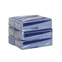 WypAll X50 Cleaning Cloths 7441 - Pack of 50 interfolded, blue, 1 ply cloths
