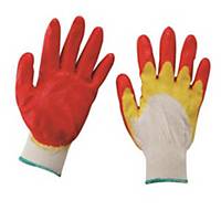 PK10 SONGHACK DOUBLE-COATED GLOVES YELLOW