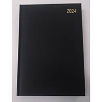 Lyreco A5 Appointment Diary Black - Page A Day
