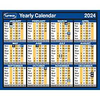 Lyreco Desk/Wall Calendar 260 X 210mm - Year To View