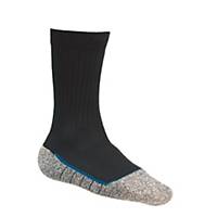 Bata Industrials Cool MS 2 Black sokken, zwart/grijs, maat 39-42, per paar