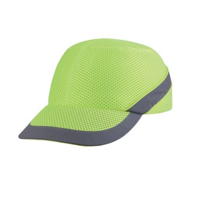 Delta Plus Air Coltan Impact Resistant Ventilated Bump Cap - Yellow (7cm peak)