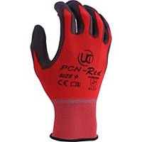 Ultimate PXP-Red Polyurethane Coated Gloves - Size 8 (Pair)