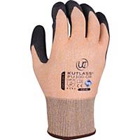 Ultimate PU300-Orange Polyurethane Coated Cut B Gloves - Size 9
