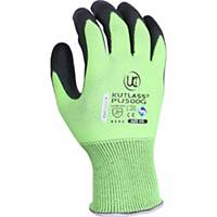 Ultimate PU500-Green Polyurethane Coated Cut C Gloves Size 8 (Pair)