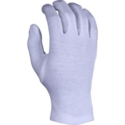 Glove bleached stockinette cotton gloves Ladies size 7 x 12 pairs 