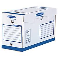 Fellowes Bankers Box Basic Heavy Duty Transfer File 150mm (Blue) - Pack of 20