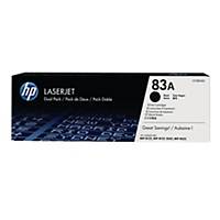 HP 83A 2-Pack Black Original Laserjet Toner Cartridges (CF283AD)