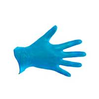 CMT 3800 gants jetables en latex poudré bleu - taille M - 100 pièces