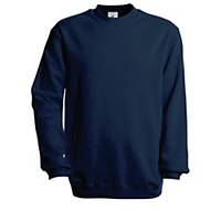 B&C set-in sweater marineblauw - maat S - DS 5