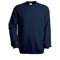 B&C set-in sweater marineblauw - maat M - DS 5