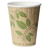 Eco thermo cup, 35 cl, printed, pack of 35