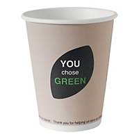 Duni Thank You Cup Green 12Cl - Pack of 45