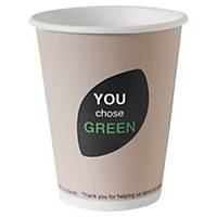 Duni Thank You Cup Green 12Cl - Pack of 45