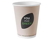 Bicchiere eco Duni da 35 cl biodegradabile, 50 pzi