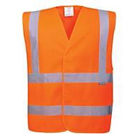 Portwest C470 hi-vis safety vest, orange, size XL, per piece
