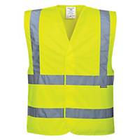 High visibility waistcoat Portwest C470, class 2, size S/M, yellow