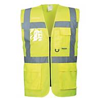 Portwest S476 hi-vis safety vest, fluo yellow, size M, per piece