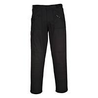 Portwest Action S887 work trousers, black, size 44