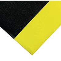 Tapis de sol antifatigue Coba Orthomat Safety - 90 x 150 cm - noir/jaune