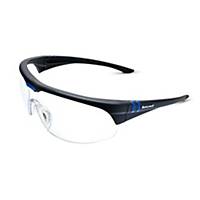 Safety glasses Honeywell Milennia, filter type 2, black, colourless lens