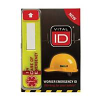 Vital ID 343286 Safety Helmet Sticker Large