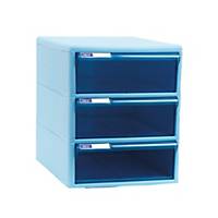 ORCA TCB-3BB Cabinet 3 Drawers Blue/Blue