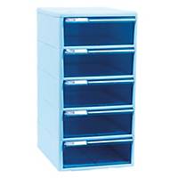 ORCA TCB-5BB Cabinet 5 Drawers Blue/Blue