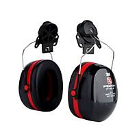 3M Peltor™ III gehoorkap voor helm, SNR 34 dB, zwart/rood