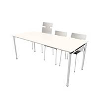 ZIGN CANT.TABLE CHAIRLIFT 180X80CM WHITE