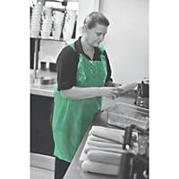 Disposable Apron Cater Safe 300057 Green (Roll of 200)