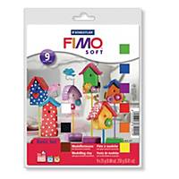 FIMO-soft Staedtler basic sæt, pakke a 9 stk.