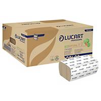 Lucart EcoNatural Interfold 2ply Paper Towel Narrow Width - Pack of 3800