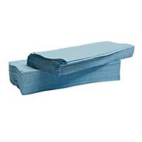 LYRECO BLUE 1 PLY V-FOLD HAND TOWELS - PACK OF 3600