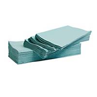 LYRECO GREEN 1 PLY V-FOLD HAND TOWELS - PACK OF 3600