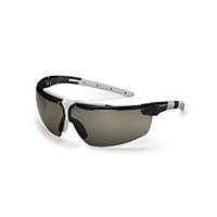Uvex I-3 9190281 safety spectacles - black/light grey - clear lens