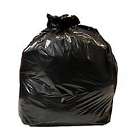 Black 20 X 34 X 38 Inch 90 Litre Heavy Duty Waste Sack - Pack of 200