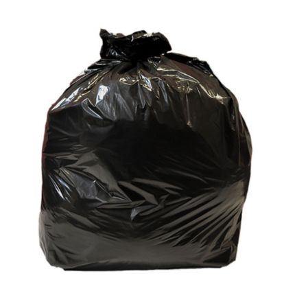 Waste Refuse Bags 50 x Heavy Duty Clear Compactor Sacks Rubbish Bin Liners 